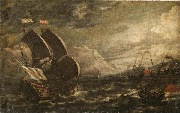 A Storm At Sea by A Castro Lorenzo