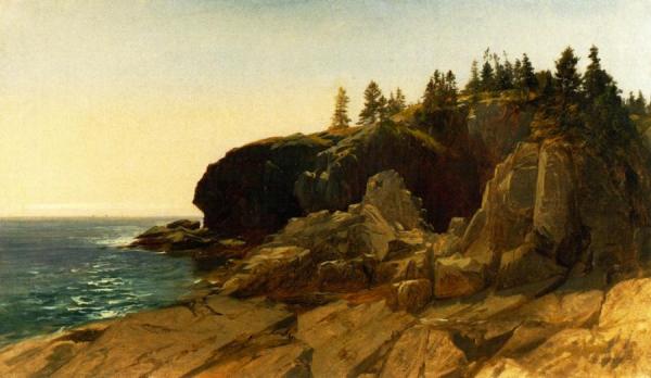 Whitehead Cliffs, Maine by Aaron Draper Shattuck
