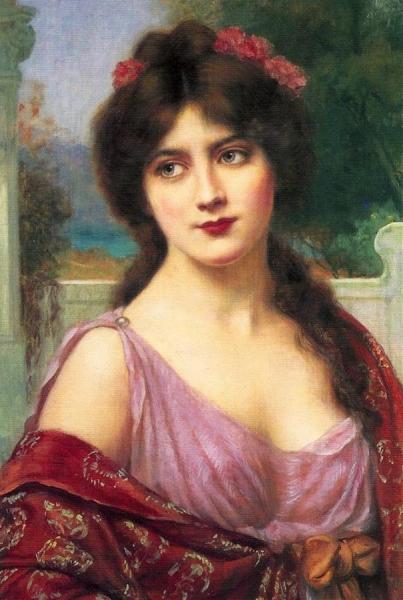 Girl In Red by Abbey Altson Oil Painting Reproductions