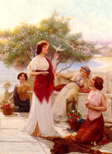 Idyll On The Terrace by Abbey Altson