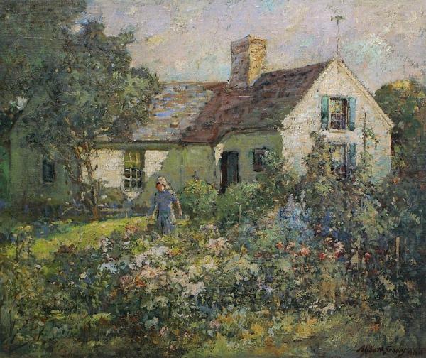 A Cottage On The Cape by Abbott Fuller Graves Oil Painting Reproductions