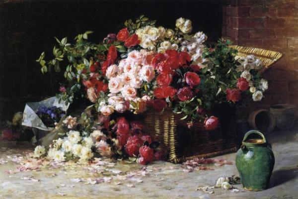 Still Life With Roses by Abbott Fuller Graves