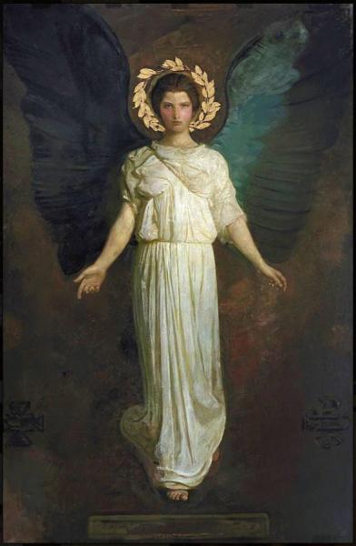 A Winged Figure by Abbott Handerson Thayer