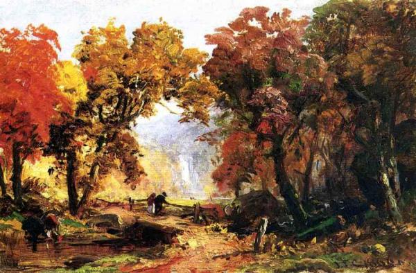 Autumn Landscape by Abbott Handerson Thayer