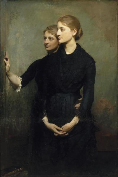 The Sisters,1884 by Abbott Handerson Thayer Oil Painting Reproductions