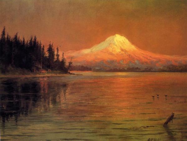 Abby Williams Hill Mr. Rainier From Vashon Island