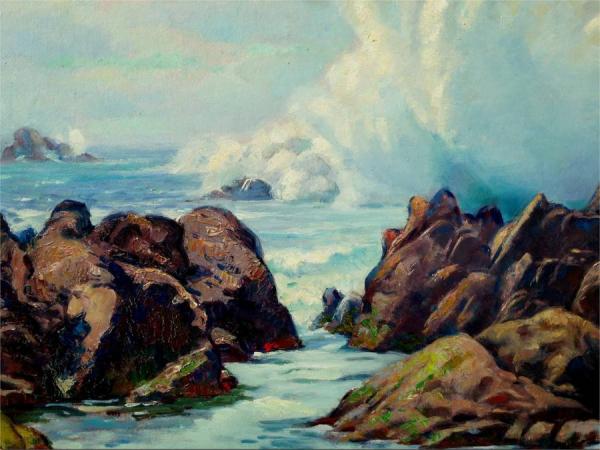 Abel George Warshawsky Pebble Beach Surf
