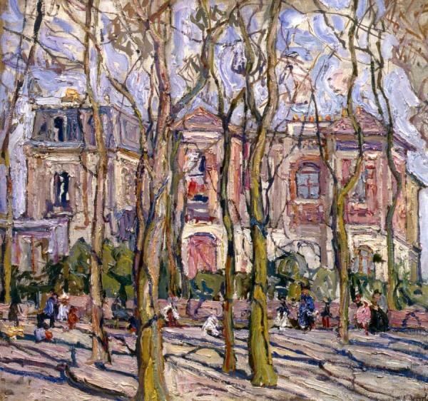 At Park Montsouris by Abraham A. Manievich