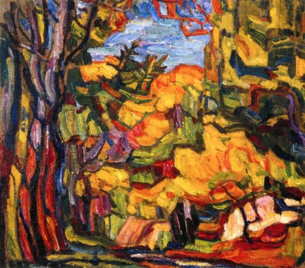 Autumn, Kiev by Abraham A. Manievich