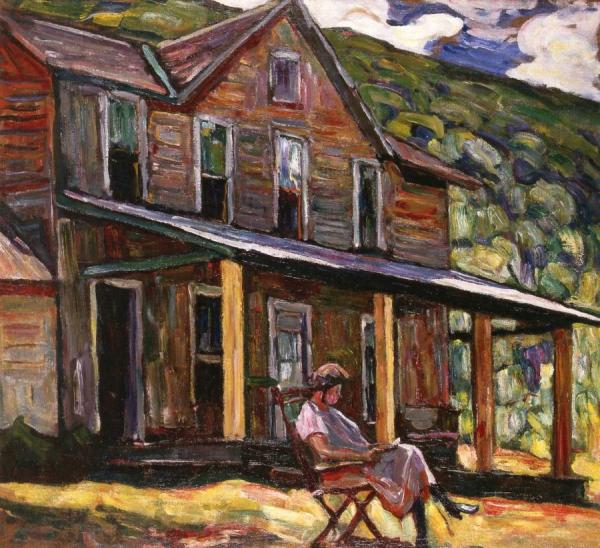 Country, In The Mountains by Abraham A. Manievich