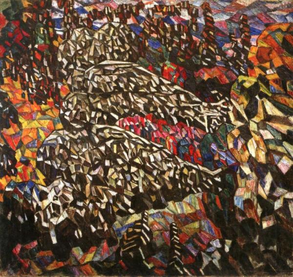 Decorative Panel, Park by Abraham A. Manievich