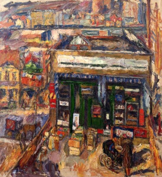 From The Artist's Window, Stores by Abraham A. Manievich