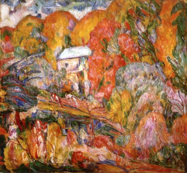 Hills, Autumn by Abraham A. Manievich