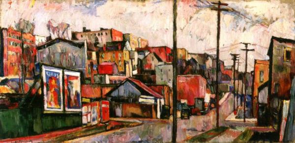 Morris Avenue, New York Ii by Abraham A. Manievich