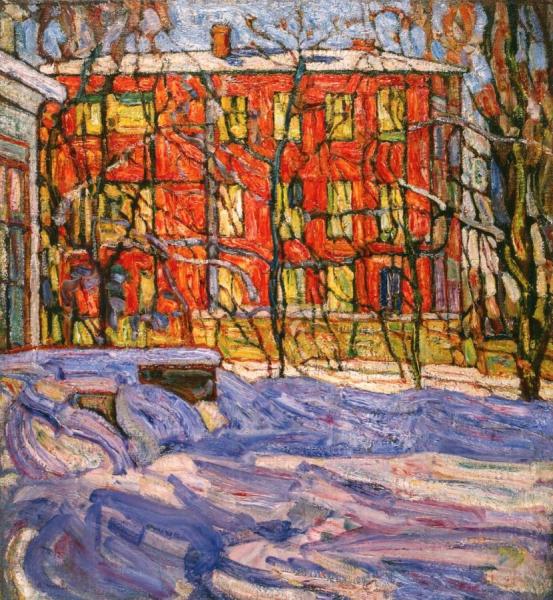 Red House, Petrograd by Abraham A. Manievich