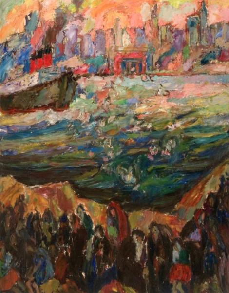 Refugees by Abraham A. Manievich