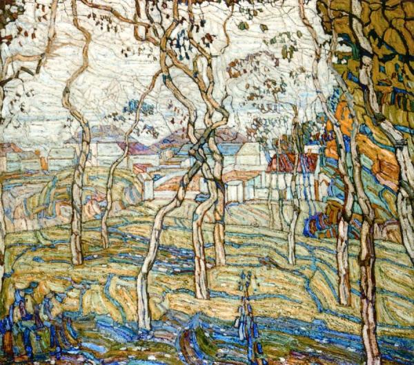 Abraham A. Manievich Springtime At Kurenivka