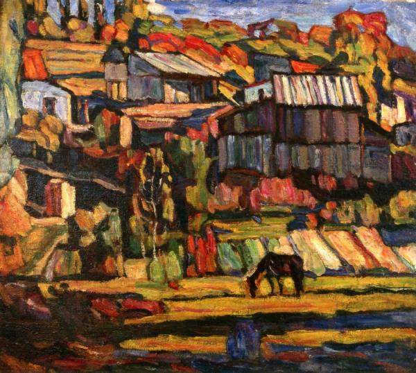 Suburbs Of Kiev by Abraham A. Manievich