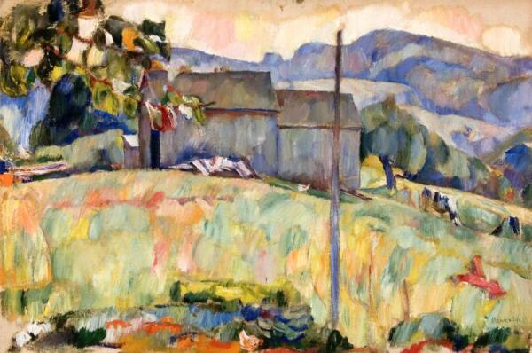 Summer Landscape by Abraham A. Manievich