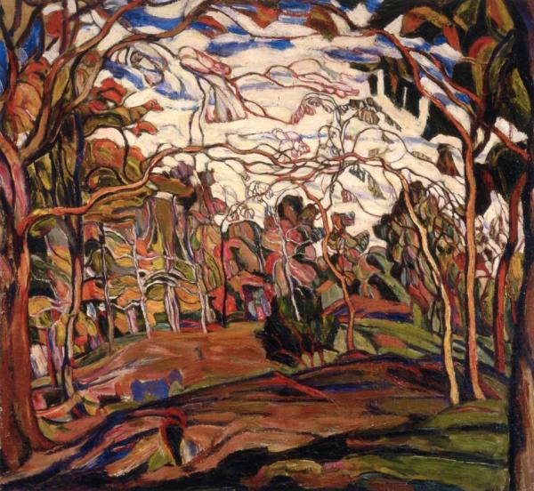 Through The Trees by Abraham A. Manievich