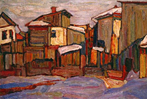 Winter, Near Kiev by Abraham A. Manievich