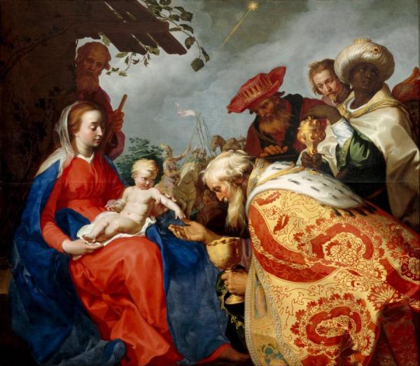 The Adoration Of The Magi by Abraham Bloemaert