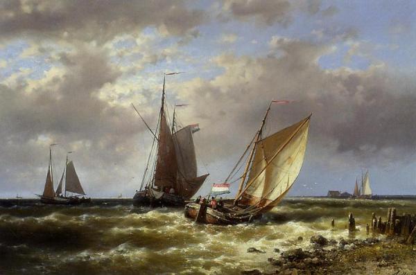 Shipping In Choppy Waters by Abraham Hulk