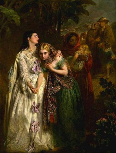 The Flight From Lucknow by Abraham Solomon Oil Painting Reproductions