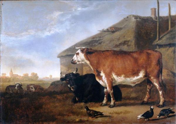 Cattle by Abraham Van Calraet