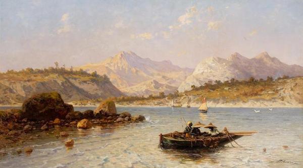 The Coast Of Morocco by Achille Dovera