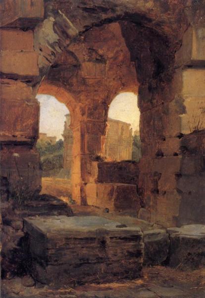 Arches Of The Colosseum by Achille-etna Michallon