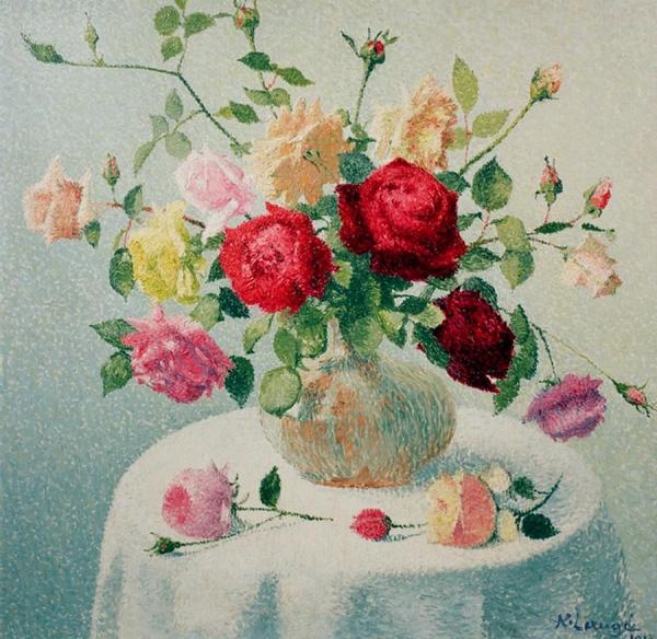 Bouquet De Fleurs by Achille Lauge