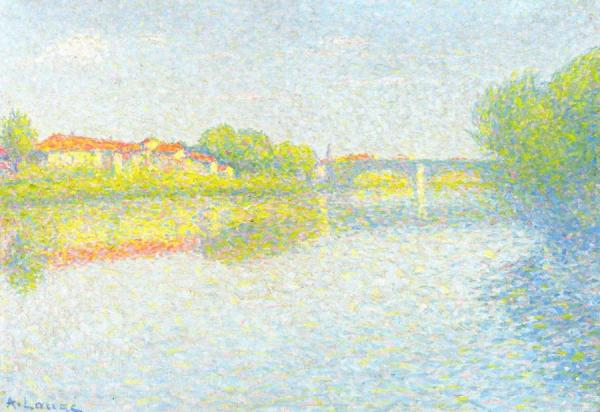 The Garonne At Toulouse by Achille Lauge Oil Painting Reproductions