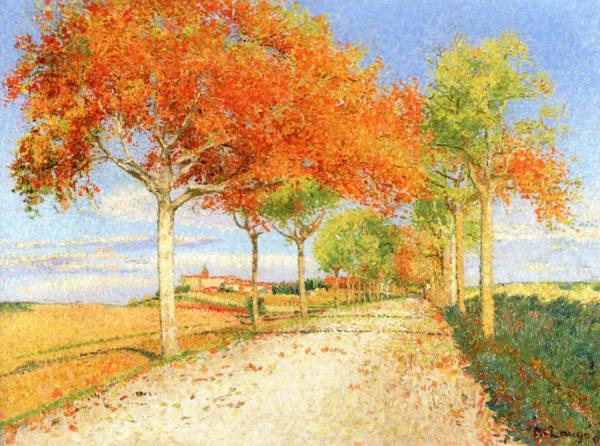 The Road To Cailhau by Achille Lauge