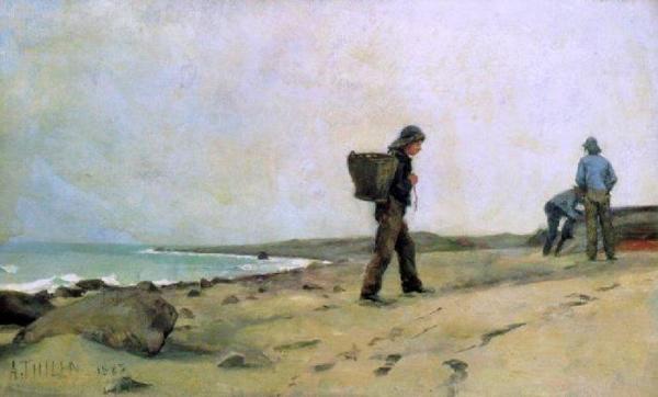 Oyster Gatherers by Ada Thilén