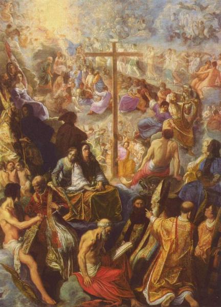 The Exaltation Of The Cross by Adam Elsheimer