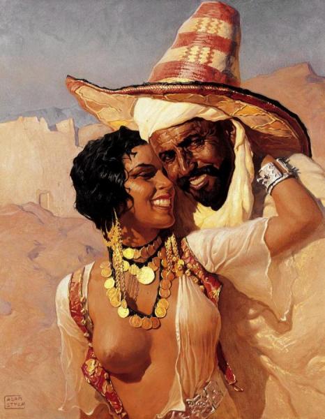 The Lovers by Adam Styka