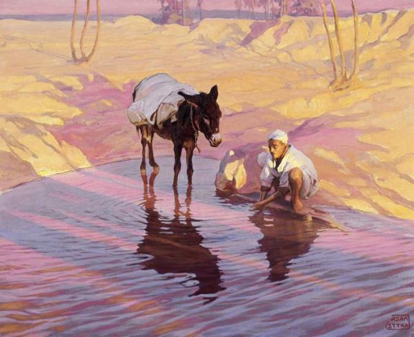 Under The Shadow Of The Palms by Adam Styka