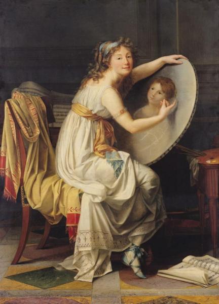 Portrait Of The Artist by Adèle Romany