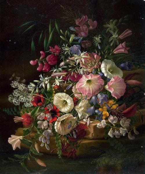 Floral Still Life by Adelheid Dietrich