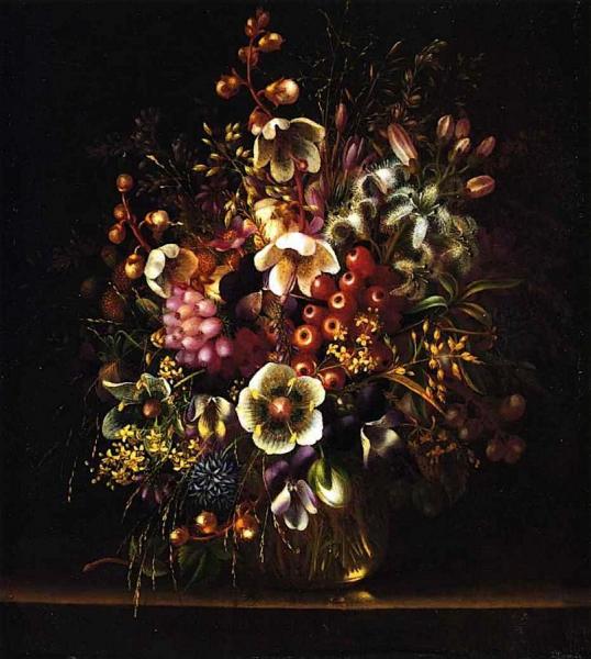 Still Life With Flowers In A Vase by Adelheid Dietrich Oil Painting Reproductions