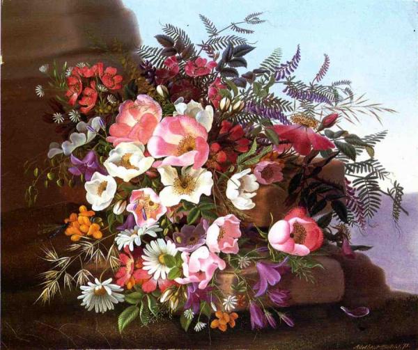 Wildflowers by Adelheid Dietrich Oil Painting Reproductions