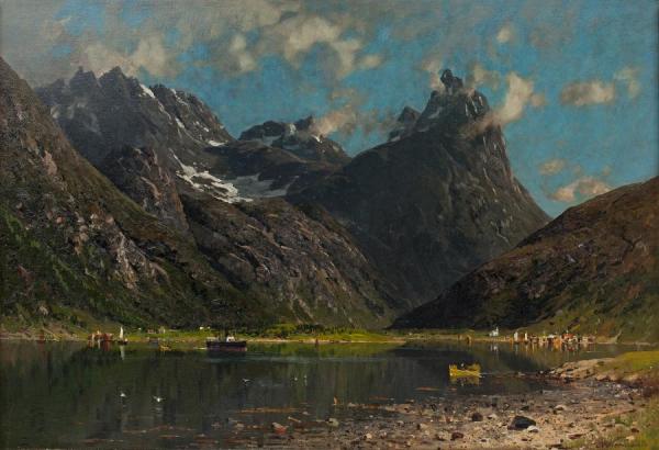Fjordlandskap I Norge by Adelsteen Normann