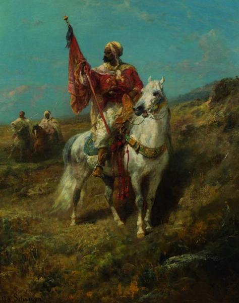 The Standard Bearer by Adolf Christian Schreyer