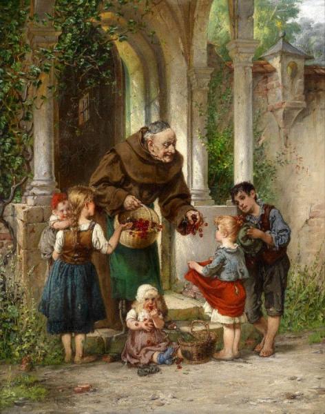 Cherries For The Children by Adolf Humborg