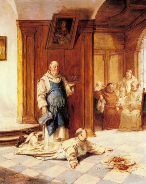 Dinner Will Be Late by Adolf Humborg Oil Painting Reproductions