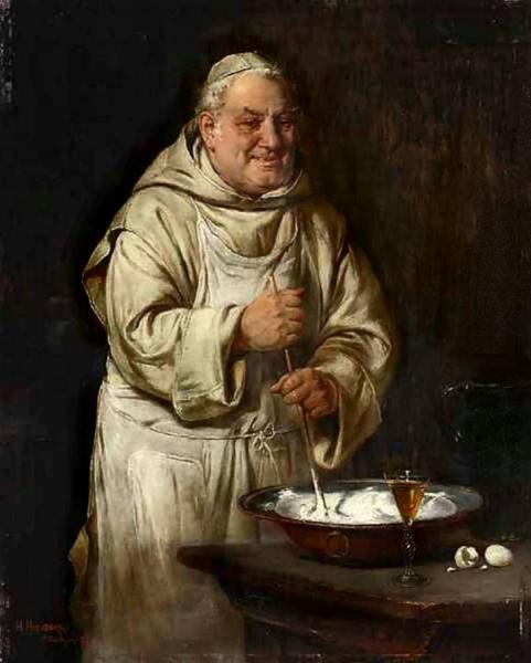 Making Eggnog by Adolf Humborg Oil Painting Reproductions