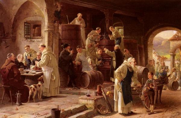 The New Wine by Adolf Humborg Oil Painting Reproductions