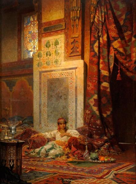 The Favorite by Adolf Seel Oil Painting Reproductions