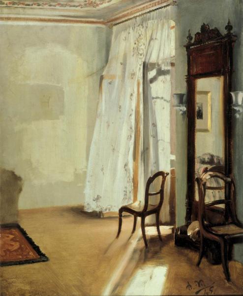 Balcony Room, 1845 by Adolph Von Menzel